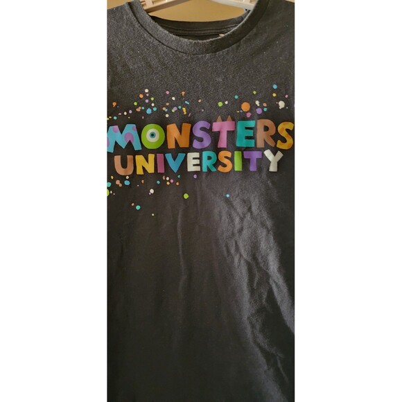 Mens Monsters University Confeti Disney Pixar Uniqlo Black Large Nice D25 - Picture 3 of 6